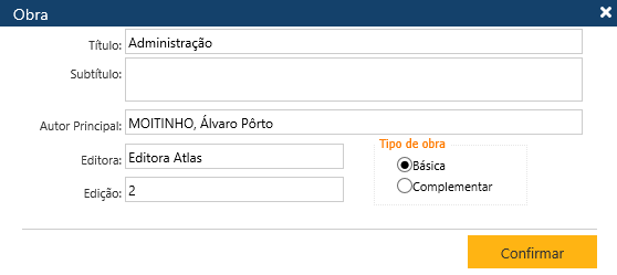 AW-Secretário-Cadastro-Currículo-Disciplina-Pasta Bibliografia-Obra.png