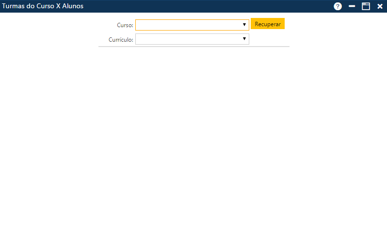 AW-Secretário-Planejamento-Turmas do Curso X Alunos - Tela inicial.png