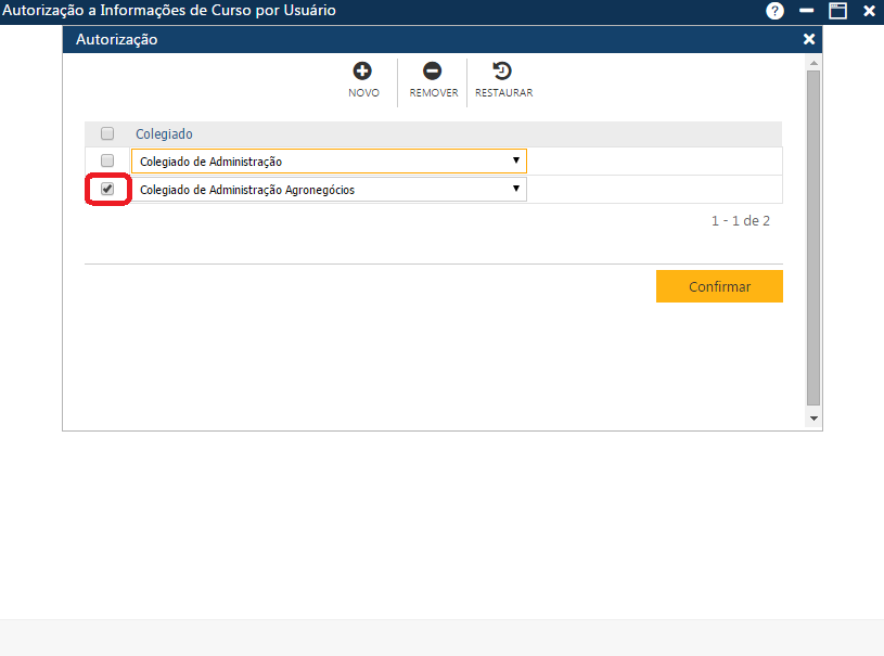 AW-Secretário-Tabela-Atorização-Informações de Curso por Usuário-Preparando exclusão.png