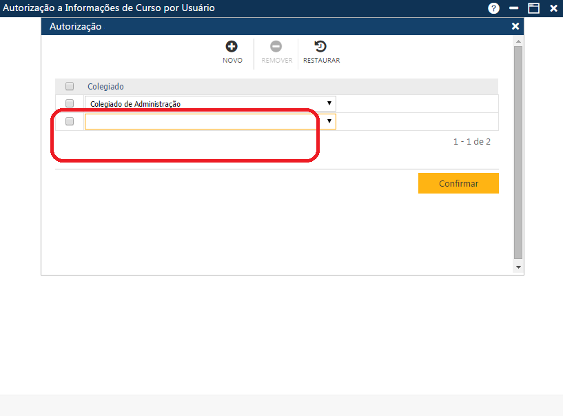 AW-Secretário-Tabela-Atorização-Informações de Curso por Usuário-Preparando inclusão.png