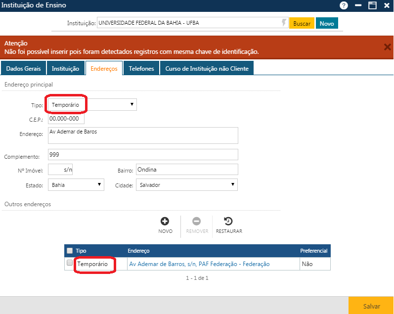 AW-Secretário-Tabela-Institucionais-Instituição de Ensino-Pasta Endereços-ERRO 01.png