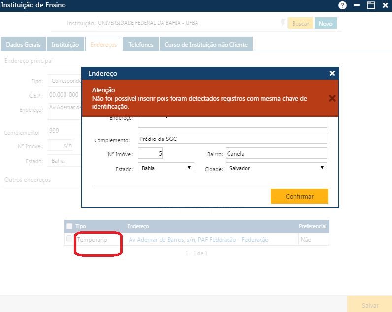 AW-Secretário-Tabela-Institucionais-Instituição de Ensino-Pasta Endereços-ERRO 02.png