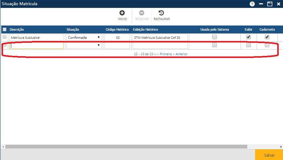 AW-Secretário-Tabela-Registro Escolar-Situação Matrícula-Preparando uma inclusão.png