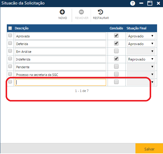 AW-Secretário-Tabela-Serviços-Situação da Solicitação-Preparando uma inclusão.png