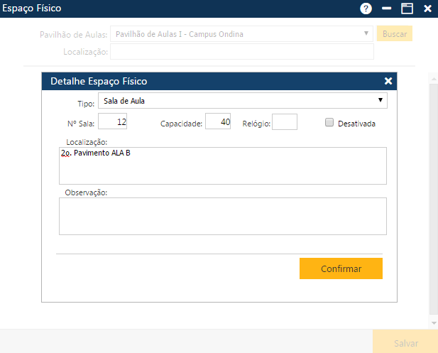 AW-Secretário-Tabela-Planejamento-Espaço Físico-Alterando uma sala no Pavi selecionado.png
