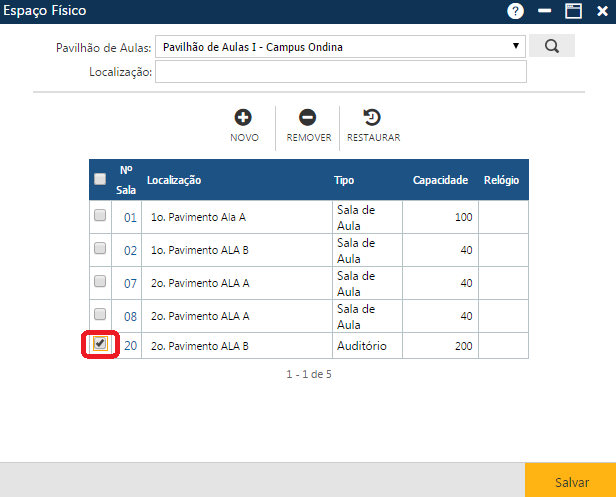 AW-Secretário-Tabela-Planejamento-Espaço Físico-Preparando a exclusão de uma sala no Pavi selecionado.png
