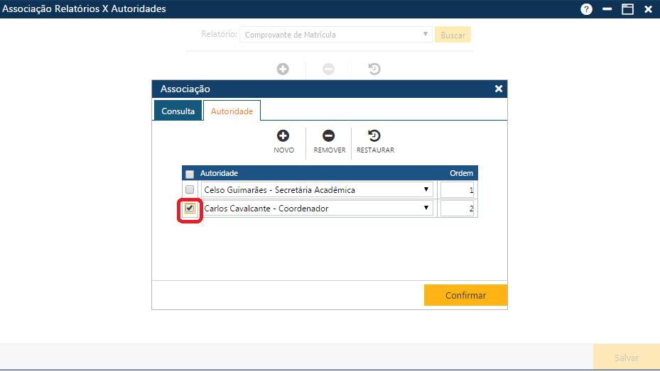 Acadêmico WEB-Secretário-Tabela-Outros-Relatórios x Autoridades - Autoridades marcadas para exclusão.png