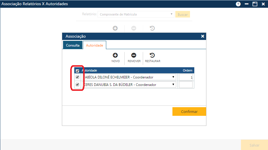 Acadêmico WEB-Secretário-Tabela-Outros-Relatórios x Autoridades - Todas as Autoridades marcadas para exclusão.png