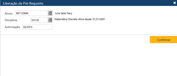 Interface para incluir-alterar liberação de pré-requisito.png