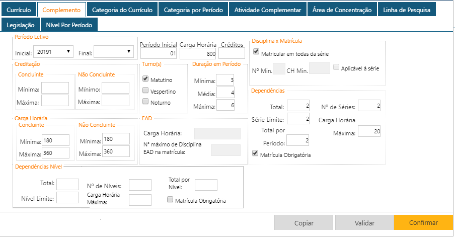 AW-Secretário-Cadastro-Curso-Pasta Complemento-Dependencia-Nivel.PNG