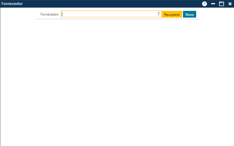 AQUISIÇÃO - FORNECEDOR - Tela Inicial.png