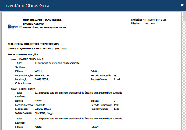 Exemplo do relatório Inventário de obras geral por área.png