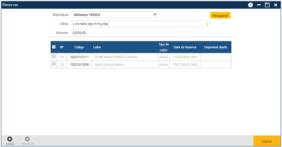 Interface Consulta Livre de Obras-Cadastro de Reserva.PNG