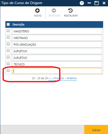 AW-Secretário-Tabela-Registro Escolar-Tipo de Curso de Origem-Preparando uma inclusão.png