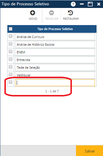 AW-Secretário-Tabela-Registro Escolar-Tipo de Processo Seletivo-Preparando uma inclusão.png