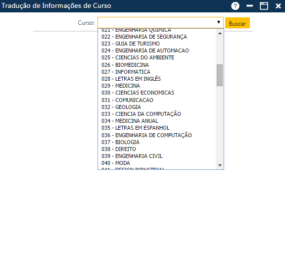 AW-Secretário-Tabela-Outros-Tradução de Informações de Curso-Selecionando Curso.png