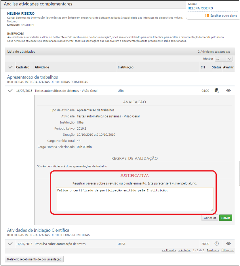 PORTAL-Secretario-Atv-Compl-Analisar-Solicitacao-Justificando o porque da revisão.png