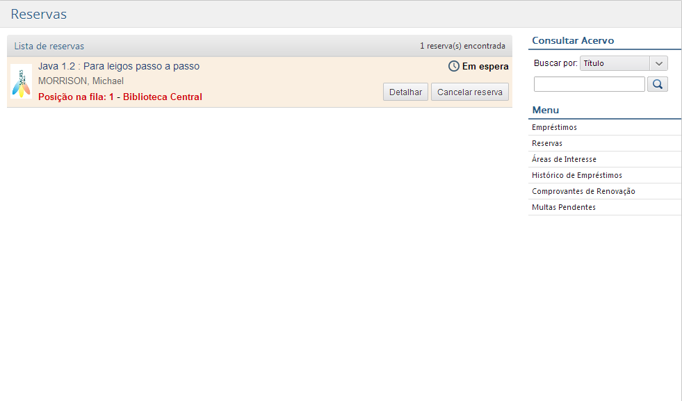 Tela Reservas - mostrando opções Detalhar e Cancelar.png