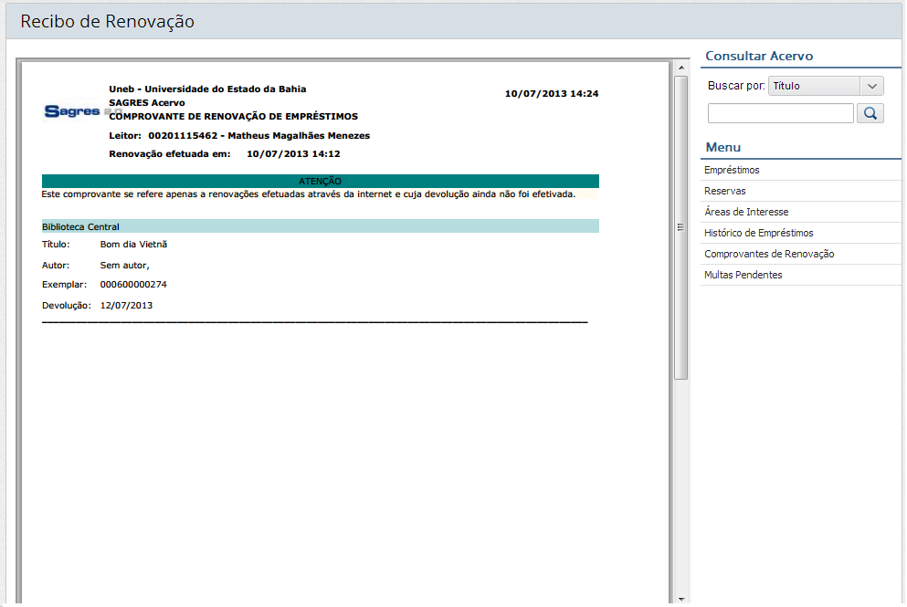 Tela de comprovantes de renovações - com o recibo parte superior.png