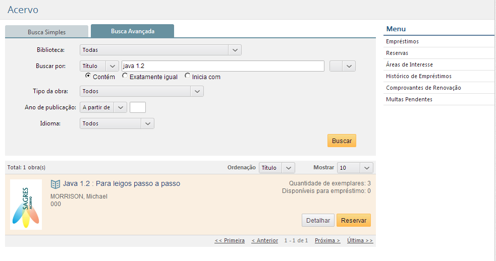Tela inicial do acervo - com a pesquisa avançada - antes de fazer reserva.png
